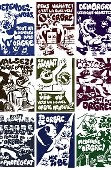 Série "les orgres" en petit format